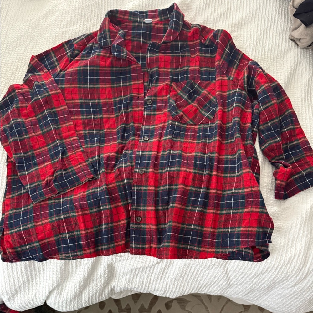 Women’s Old Navy Flannel Pajama Set Size 3X